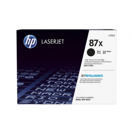 HP87X HIGH YIELD BLACK LASER TONER (CF287X)