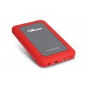 BOX 2 5 USB3.0 RUGGED MIRROR RED (HXD25U3MRD)