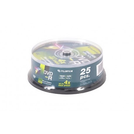 BOX DVD-R 4 7GB 16X CAMPANA 25 PZ (47495)