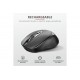 ZAYA RECHARGEABLE WIRELESS MOUSE BK (23809TRS)