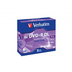 DVD+R DOUBLE LAYER 8.5GB 8X CF.5 ) (43541)