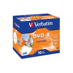 DVD-R VERBATIM 16X PRINTABLE JC 10 P (43521/10)