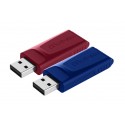 MEMORY USB 2.0 32GB SLIDER 2 PACK (49327)