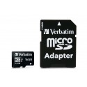 MICRO SDHC -16GB- CLASS 10+ ADATTAT (44082)