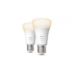 HUE WHITE 2 X LAMPADINE E27 9W (929001821623)