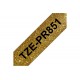 LAMINATO NERO SU ORO GLITTER 24 MM (TZEPR851)