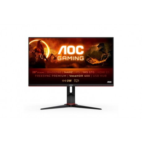 28 16:9 AOC GAMING IPS (U28G2XU2/BK)