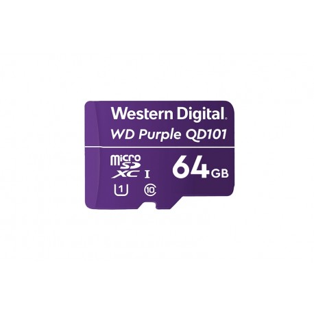 MICROSD WD PURPLE 64GCLAS 10 (WDD064G1P0C)