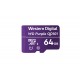 MICROSD WD PURPLE 64GCLAS 10 (WDD064G1P0C)