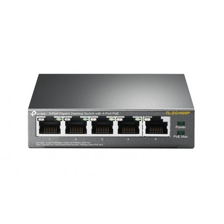 SWITCH DESKTOP 5 + 4 POE (TL-SG1005P)