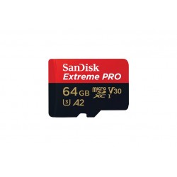 EXTREME PRO MICROSDXC 64GB+SD ADAP (SDSQXCU-064G-GN6MA)