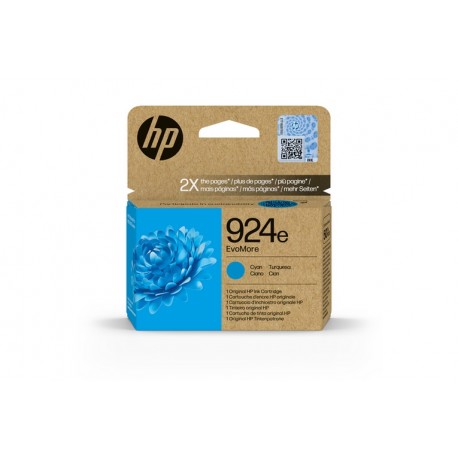 HP 924E EVOMORE CIANO ORIGINAL INK (4K0U7NE)