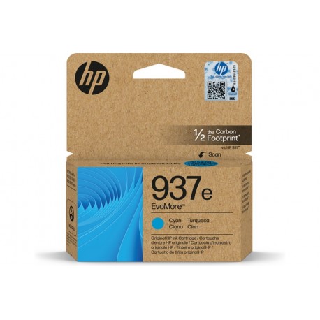 HP 937E EVOMORE CIANO ORIGINAL INK (4S6W6NE)