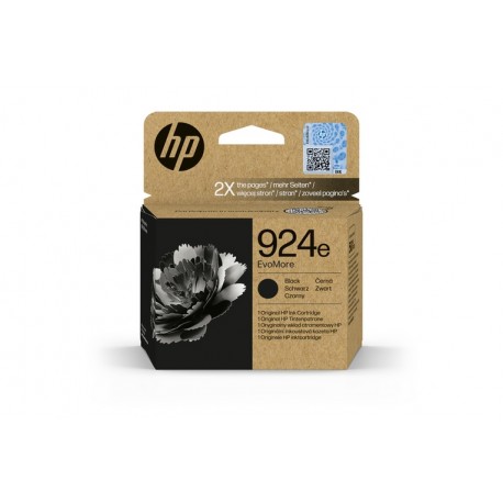 HP 924E EVOMORE NERO ORIGINAL INK (4K0V0NE)