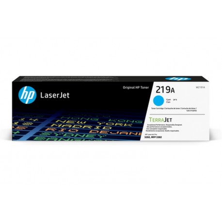 HP 219A CIANO ORIGINAL LJ TONER (W2191A)