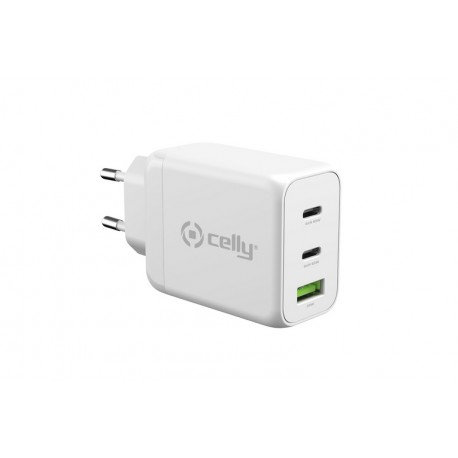 TRAVEL CHARGE 3USB-C USB 65W GAN WH (TC3GAN65WWH)