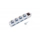 Presa multipla 8 italiane / 4 Schuko con (IUPS-PCP-8I4S-INT)