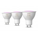 HUE WHITE COLOR AMBIANCE 3X GU10 (929003666503)