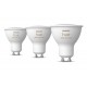 HUE WHITE COLOR AMBIANCE 3X GU10 (929003666503)