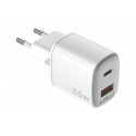 UP TC 1 USB 1 USB-C 35W WH (UPTC1USB1USBC35)